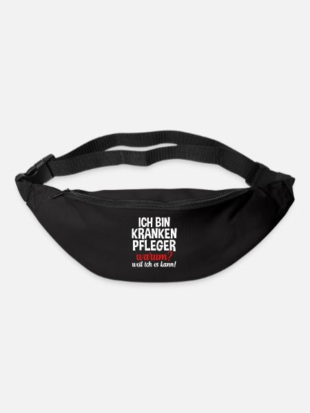 Krankenpflege Pflegekraft Krankenpfleger - Gürteltasche - Schwarz