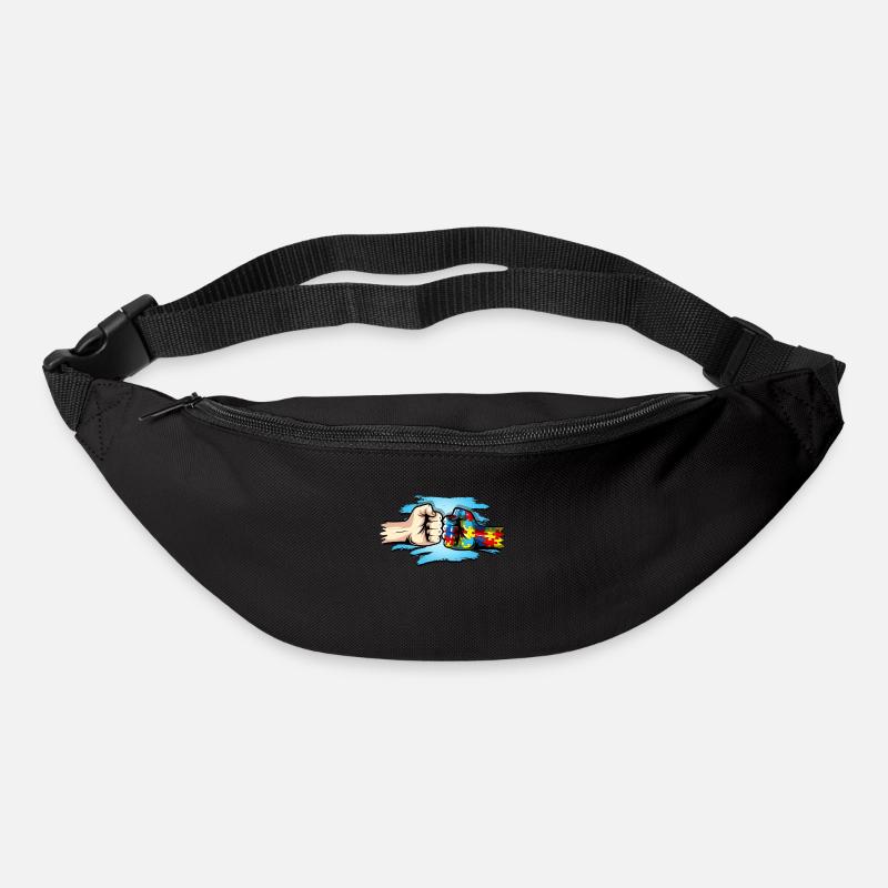 Autismus Geschenk Autist Asperger ADHS Autism - Gürteltasche - Schwarz