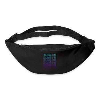 Kung Fu Rétro - Sac banane - noir - Devant