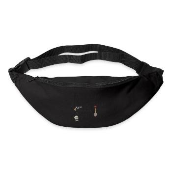 drôle de dire oui j’ai une jolie fille j’ai aussi - Sac banane - noir - Devant