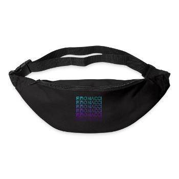 Fibonacci Spiral Fibonacci Sequence Retro - Bum bag - black - Front