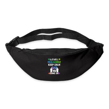 Level REALSCHULE keep calm and game on - Gürteltasche - Schwarz - Vorne