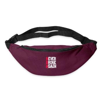 Motivation - Bum bag - burgundy - Front