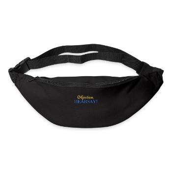 Objection Hearsay - Gürteltasche - Schwarz - Vorne