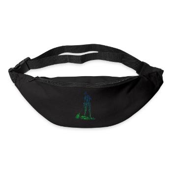 Femmes Sup Standup Paddle Hommes Standup Paddle - Sac banane - noir - Devant