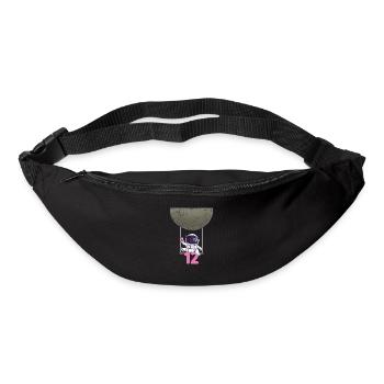 12. Geburtstag Astronaut 12 Jahre Weltraumgalaxie - Gürteltasche - Schwarz - Vorne