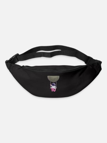 10. Geburtstag Astronaut 10 Jahre Weltraumgalaxie - Gürteltasche - Schwarz