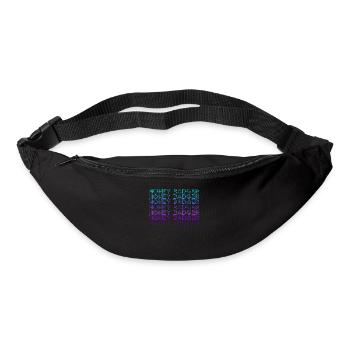 Miel Blaireau Rétro - Sac banane - noir - Devant
