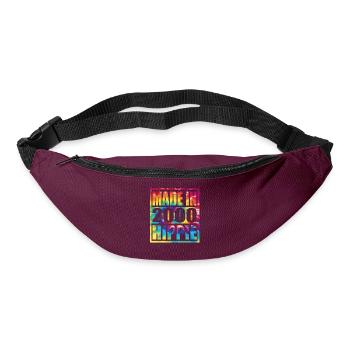 Hippie Birthday 2000 - Bum bag - burgundy - Front