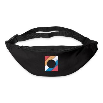 Apricot Fruit Lover Retro Veggie Diet Gift idea - Bum bag - black - Front