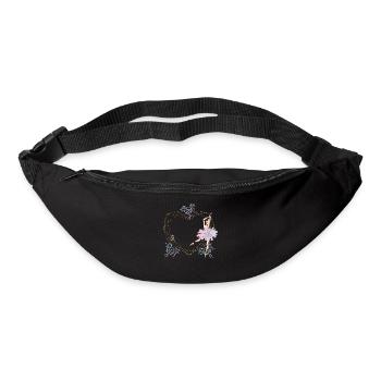 Danseuse de ballet ballerine danseuse de ballet - Sac banane - noir - Devant
