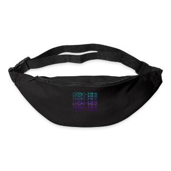 Power Triathlon Deadlifts Weightlifting Retro - Bum bag - black - Front