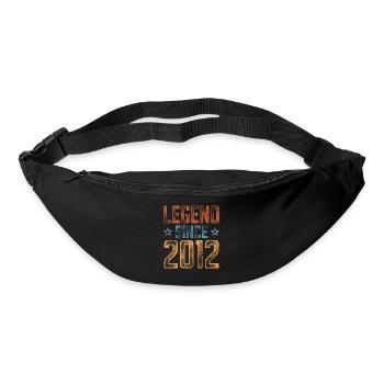 2012 Geboren Geburtsjahr Geburtstag - Gürteltasche - Schwarz - Vorne