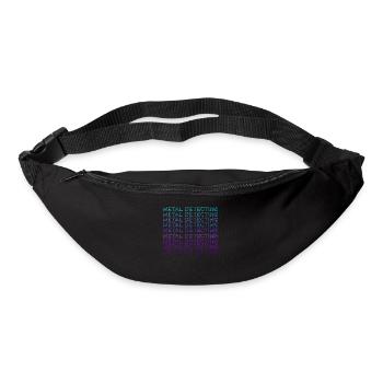 Rétro de détection de métaux - Sac banane - noir - Devant
