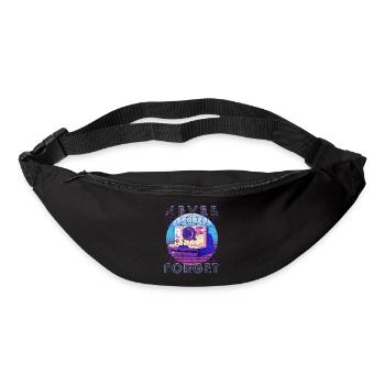 Never Forget Retro 80s 90s Nostalgia - Bum bag - black - Front