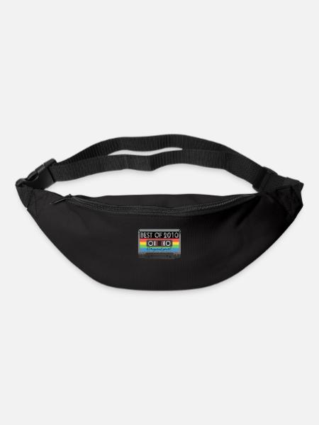 Best Of 2010 Vintage Kassette Retro Geburtstag - Gürteltasche - Schwarz