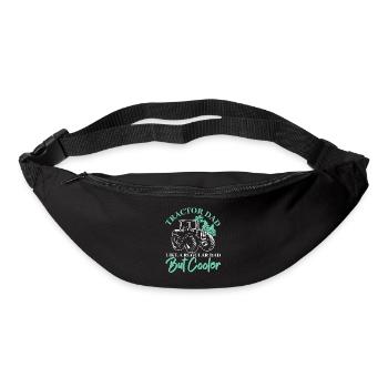 Père tracteur Comme un père normal, mais plus cool - Sac banane - noir - Devant