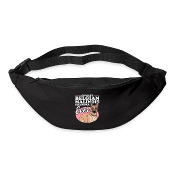 Malinois Grandma Belgischer Schäferhund Geschenk - Gürteltasche - Schwarz - Vorne