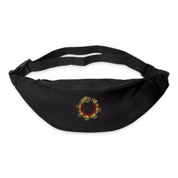 Quetzalcoatl Ouroboros Aztèque Serpent Maya Inca - Sac banane - noir - Devant