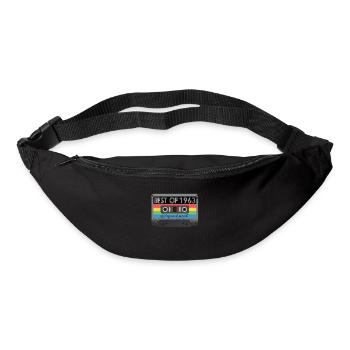 Best Of 1963 Vintage Kassette Retro Geburtstag - Gürteltasche - Schwarz - Vorne