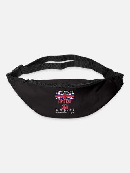 I Have Two Titles British and Dad United Kingdom - Bum bag - black