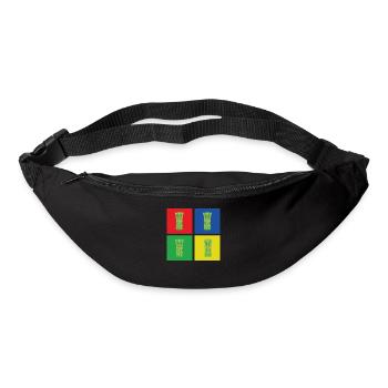 Spargel Geschenk - Gürteltasche - Schwarz - Vorne
