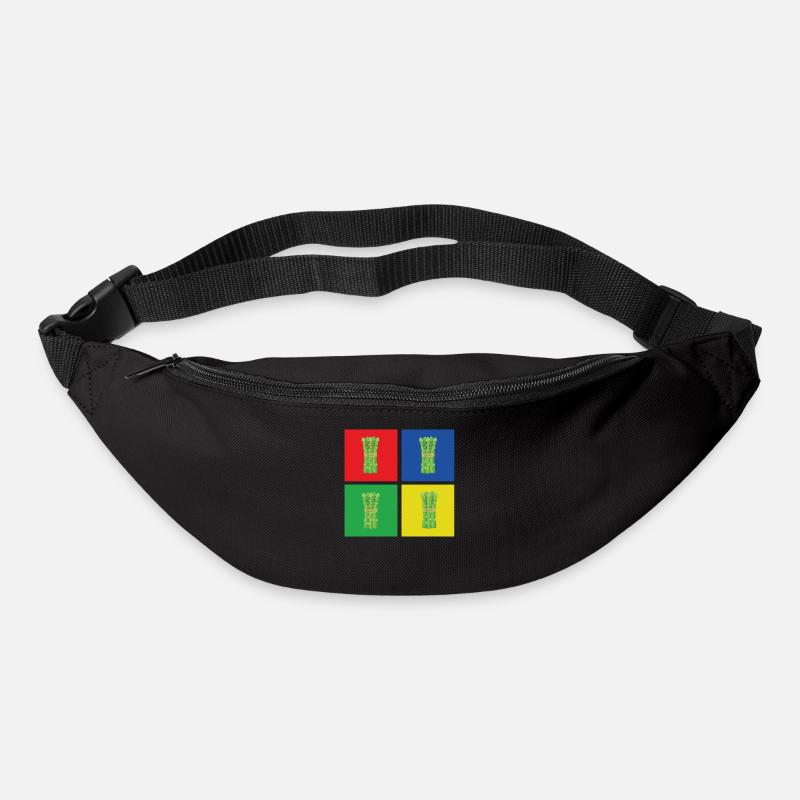 Cadeau d’asperges - Sac banane - noir