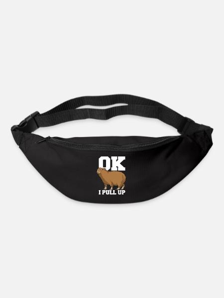 Ok, I pull up Capybara gift - Bum bag - black