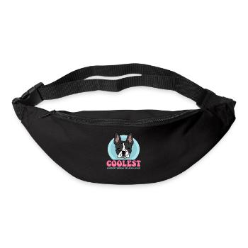 Boston Terrier Grandma Hundebesitzer Geschenk - Gürteltasche - Schwarz - Vorne