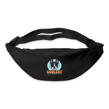 Boston Terrier Grandpa Hundebesitzer Geschenk - Gürteltasche - Schwarz - Vorne