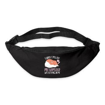 Funny hamsters My cute gift idea for H - Bum bag - black - Front