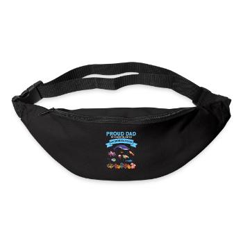 Proud Dad Microbiology Biology Biologist Sea - Bum bag - black - Front