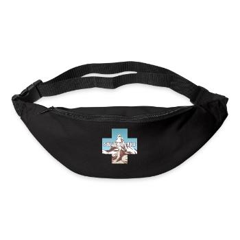 Schweiz-flagge | Schweizer Alpen | Schweiz - Gürteltasche - Schwarz - Vorne