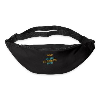 Ich hab mich umgesehen! Ich bin die Coolste hier! - Gürteltasche - Schwarz - Vorne