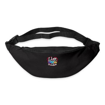 I love bingo and my grandkids - Card Game Bingo - Bum bag - black - Front