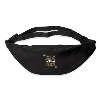 Espresso Coffee - Bum bag - black - Front