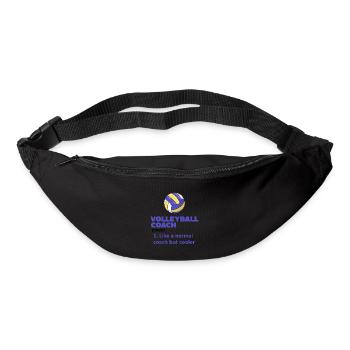Volleyball Coach Definition - Bum bag - black - Front