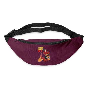 Turquie Saurus Rex I TRex Pilgrim Hat I Dinosaure - Sac banane - bordeaux  - Devant