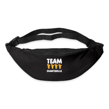 Team Pfifferling - Gürteltasche - Schwarz - Vorne