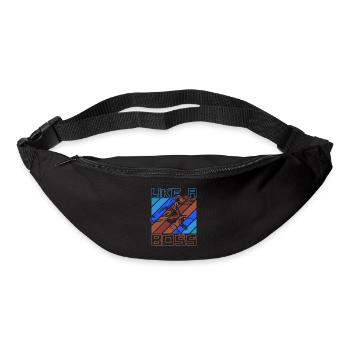 Like a Boss - Cool Velociraptor Dinosaur - Bum bag - black - Front