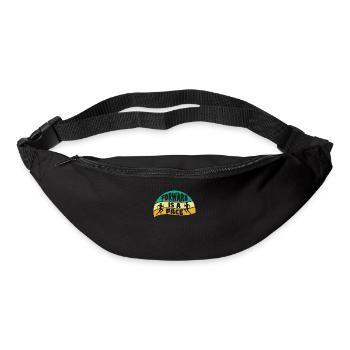 Langsam Laufen Lustig Joggen Marathon Läufer - Gürteltasche - Schwarz - Vorne