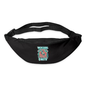 This Girl Is Running On Traps & Nets Future - Bum bag - black - Front