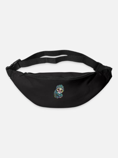 Faultier - Gürteltasche - Schwarz