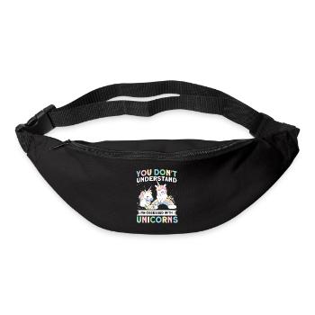 Obsessed Dragon Unicorn Unicorn Lovers - Bum bag - black - Front
