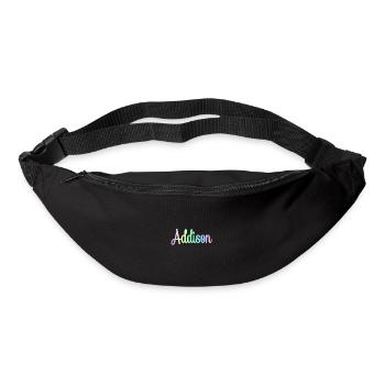 ADDISON Rainbow Minimalist Cursive - Bum bag - black - Front