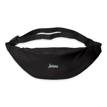 ARIANA Rainbow Minimalist Cursive - Gürteltasche - Schwarz - Vorne
