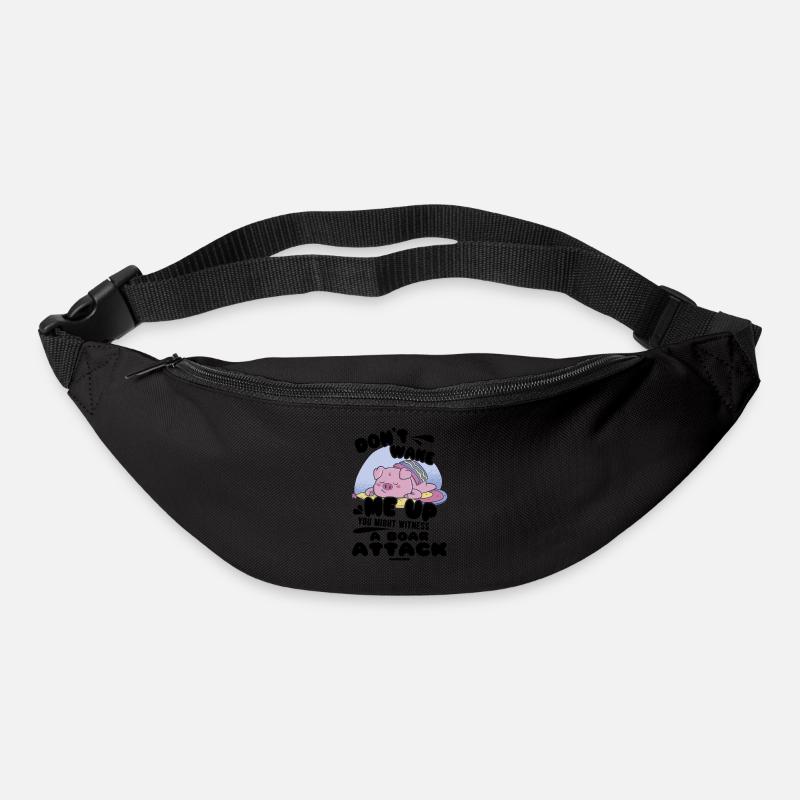 Cochon - Sac banane - noir
