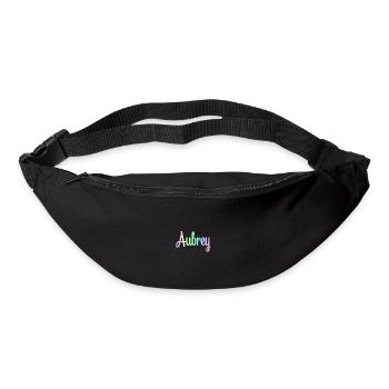ADDISON Rainbow Minimalist Cursive - Bum bag - black - Front