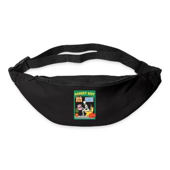 Casket Diet - Vegan Recipes - Skelly's 3 Step Plan - Bum bag - black - Front