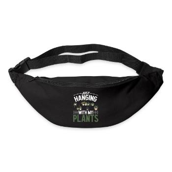 Pflanzen und Ernten Gärtner Ich liebe meinen Garte - Gürteltasche - Schwarz - Vorne